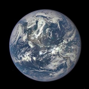 Earth as seen by the Deep Space Climate Observatory (Dscovr)
