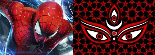 Spiderman and the Hindu goddess Kali