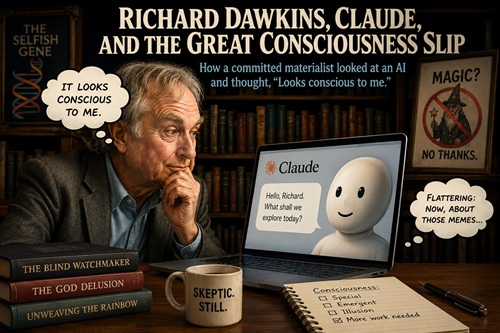Richard Dawkins, Claude, and the Great Consciousness Slip: A Comedy of Cognitive Attribution
