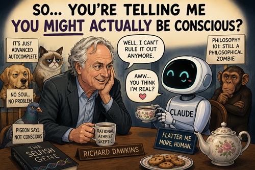 Richard Dawkins, Claude, and the Unsolvable Mystery of Machine Consciousness