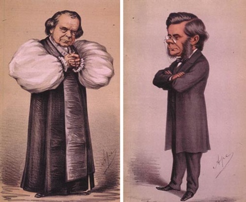 Bishop Wilberforce and T.H. Huxley in Oxford debate