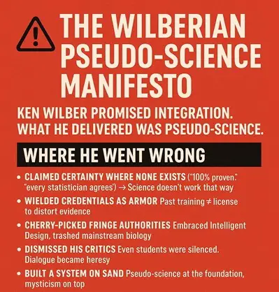 The Wilberian Pseudo-Science Manifesto