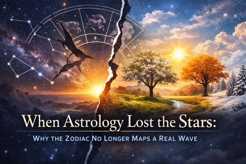When Astrology Lost the Stars: Why the Zodiac No Longer Maps a Real Wave